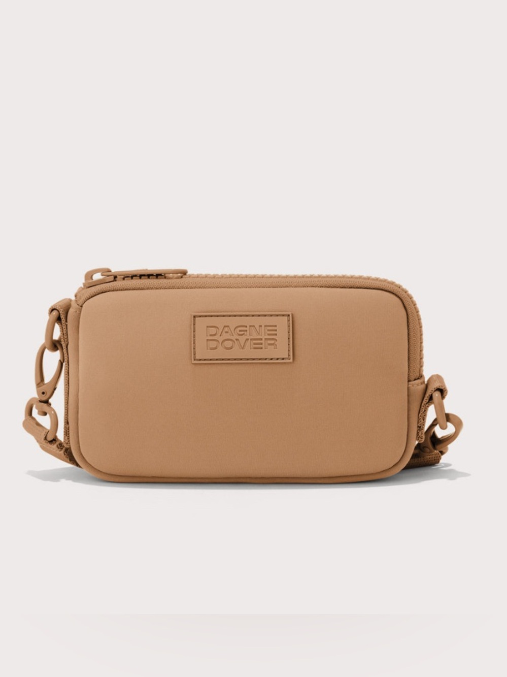 NWT Dagne Dover Mara Crossbody Phone Sling Bag Camel